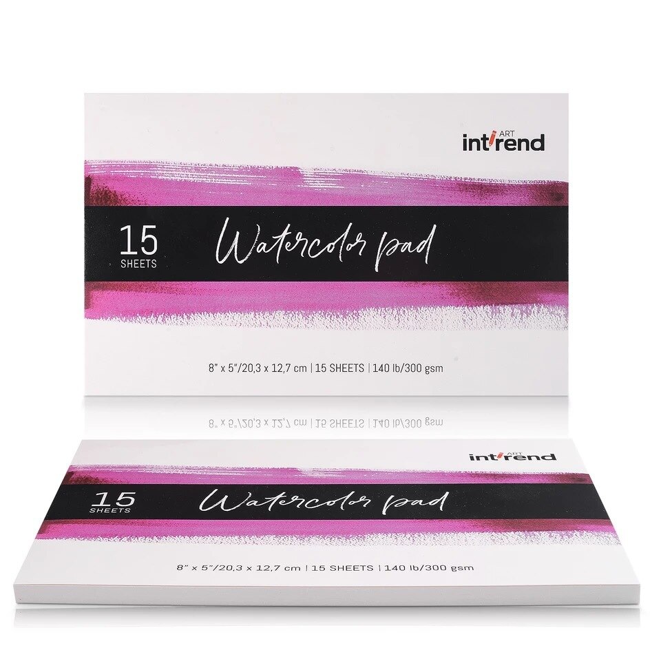Professionele 15 Vellen 300G Aquarel Papier Pad Blank Handgeschilderde Gouache Aquarel Schetsboek Kunstenaar Student Art Supplies