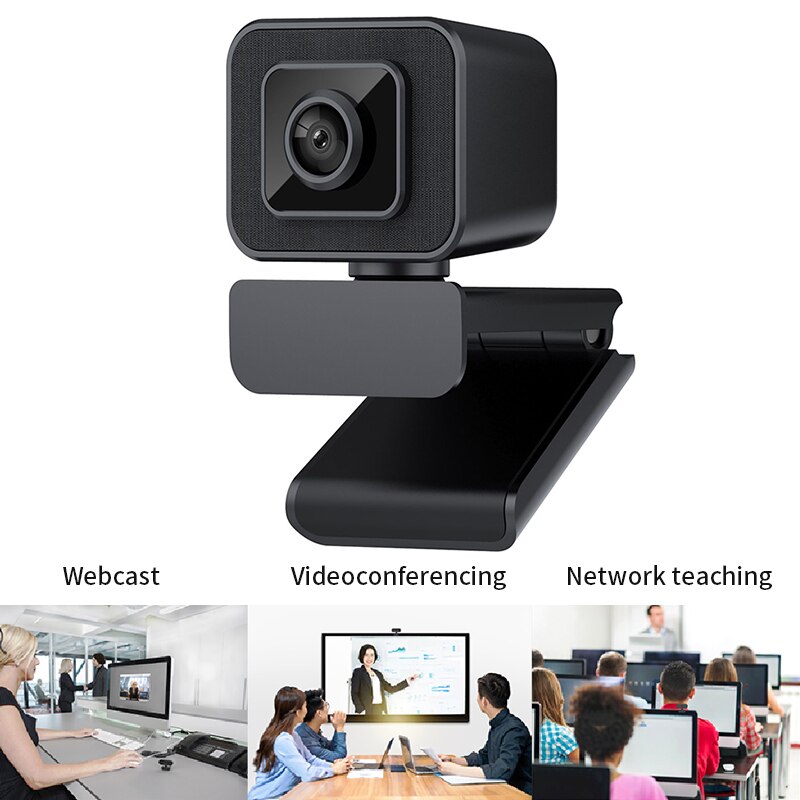 Hd 1080P Webcam Autofocus Webcam Camera Met/Microfoon Voor Pc Laptop Desktop Webcam Camera 1Pc