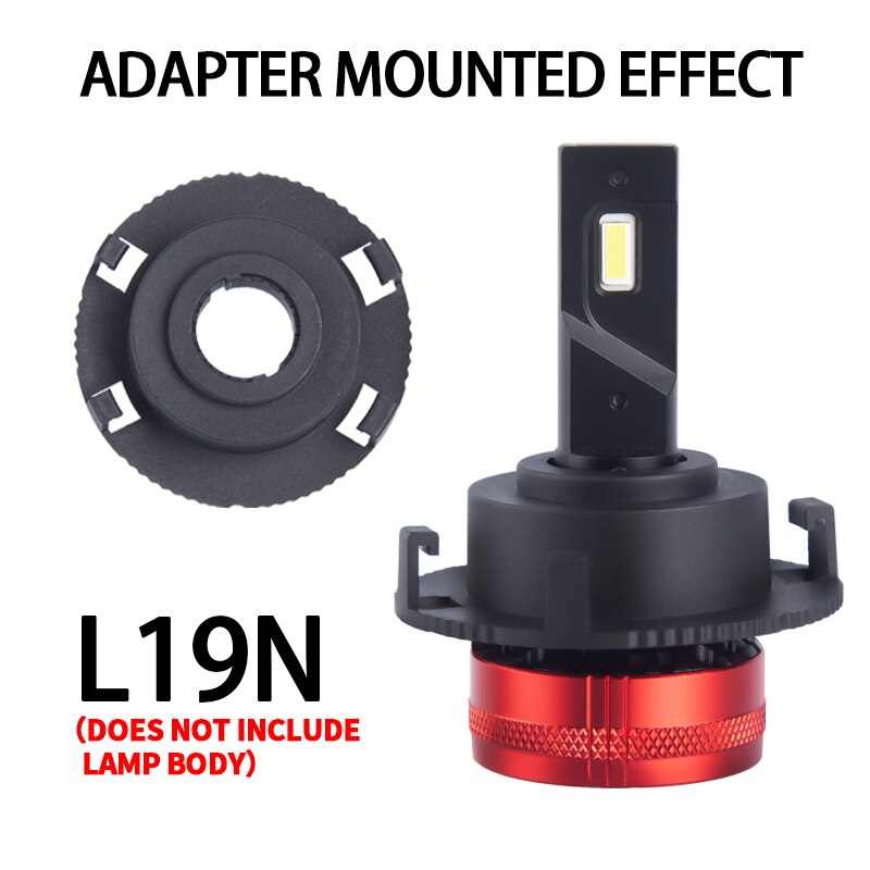 2PCS H7 Led Headlight Socket Adapter H7 Led Car Socket Base L19