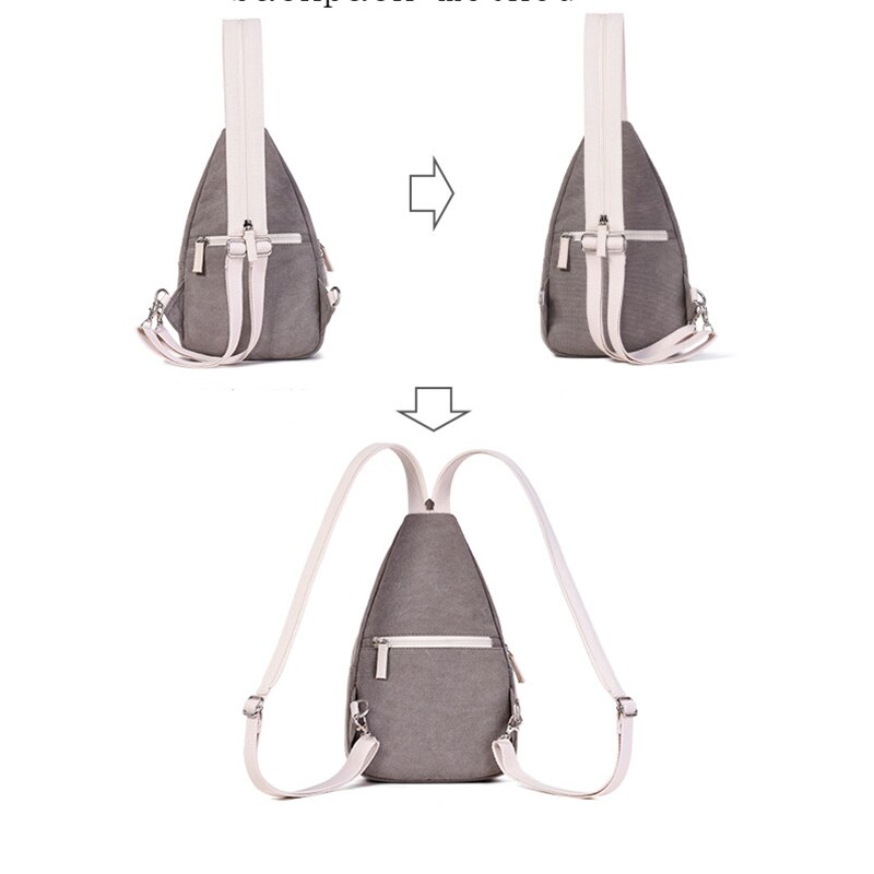 Canvas borsttas unisex casual tas persoonlijkheid etnische retro schoudertas