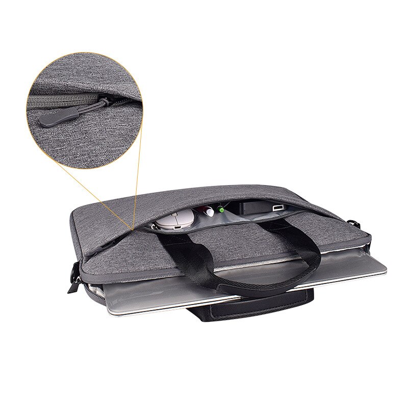Oyixinger Portable Laptop Briefcase 13.3-15.6Inch Shoulder Computer Bag For Apple Mcabook Xiaomi Huawei Pro Casual Business Bag