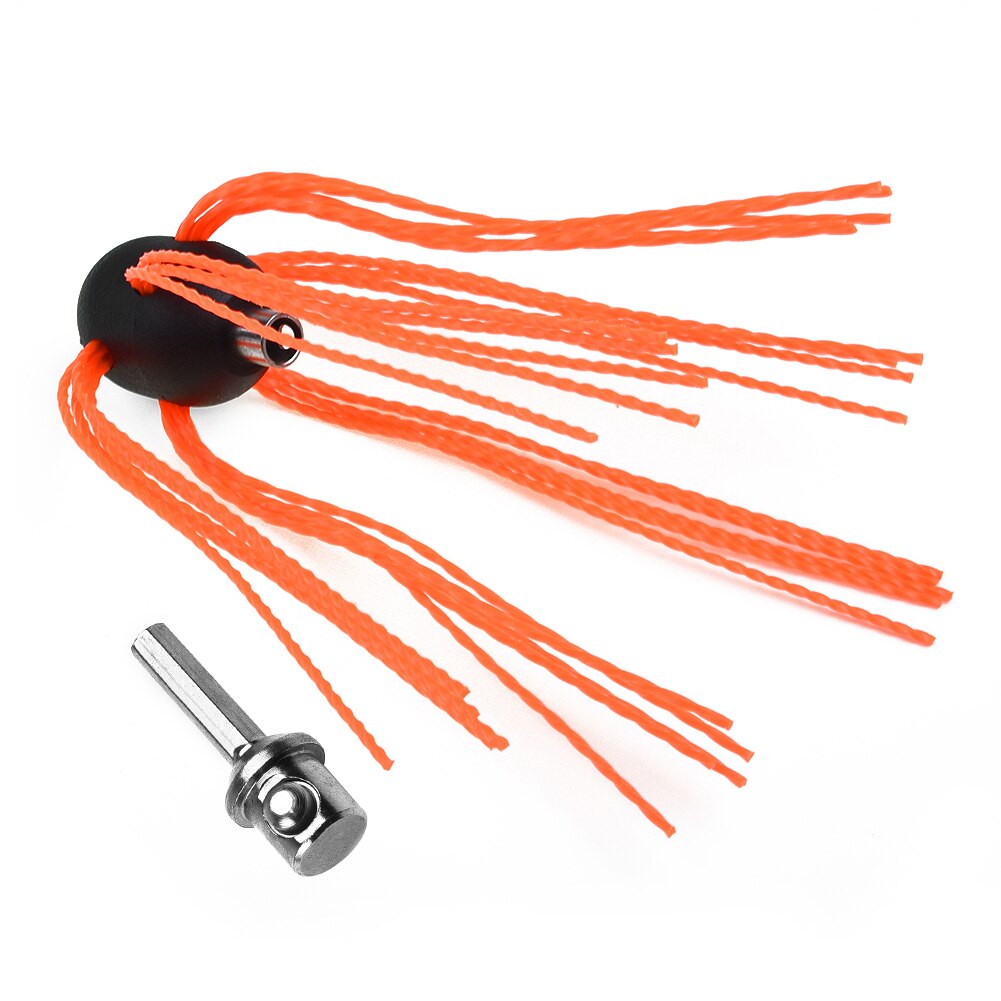 Home Flexible Chimney Brush Rod Connector Head Rotary Power Sweeping Replacement