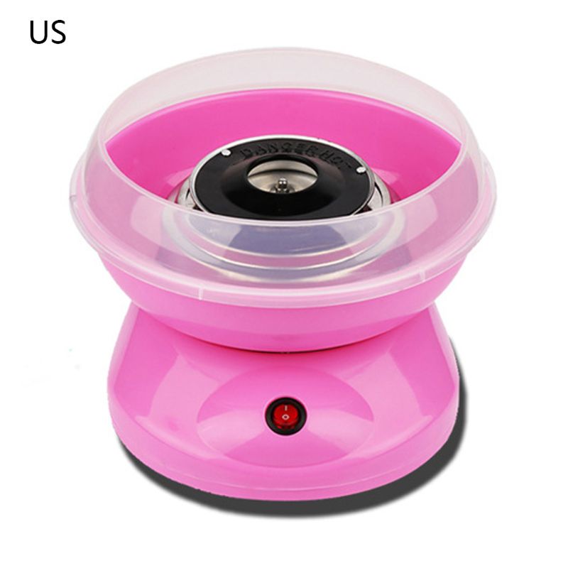 Elektrische Diy Suikerspin Maker Draagbare Marshmallow Floss Suiker Machine A6HB: US-Pink