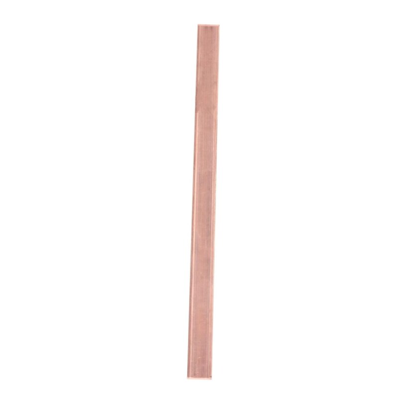 1Pc 99.9% Pure Red Copper Platte Metalen Plaat Dikte 1/1.5/2/3/4/5Mm T2 Koperen Strip Koperen Plaat Diy Materiaal