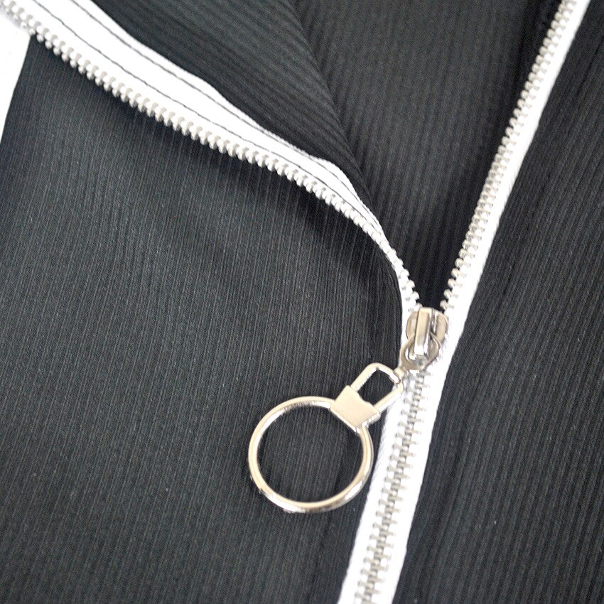 5XL Plus Size Women Romper Sleeveless Black Striped Patchwork Zipper Knitted Knee Length Bodycon Jumpsuit Playsuit Outfit