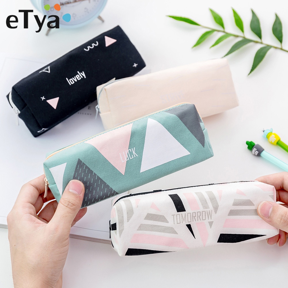 Etya mulheres bolsa de viagem cosmética moda maquiagem saco de escova zíper caso de lápis compõem organizador de armazenamento bolsa de higiene pessoal caixa de beleza