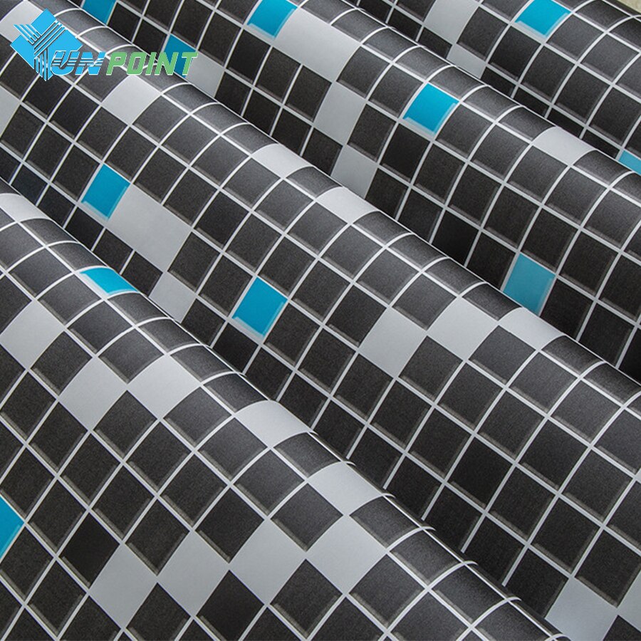 0.4 x 3m keukenkookplaat waterdichte kast zwarte zelfklevende muurstickers pvc hittebestendig behang badmozaïek sticker