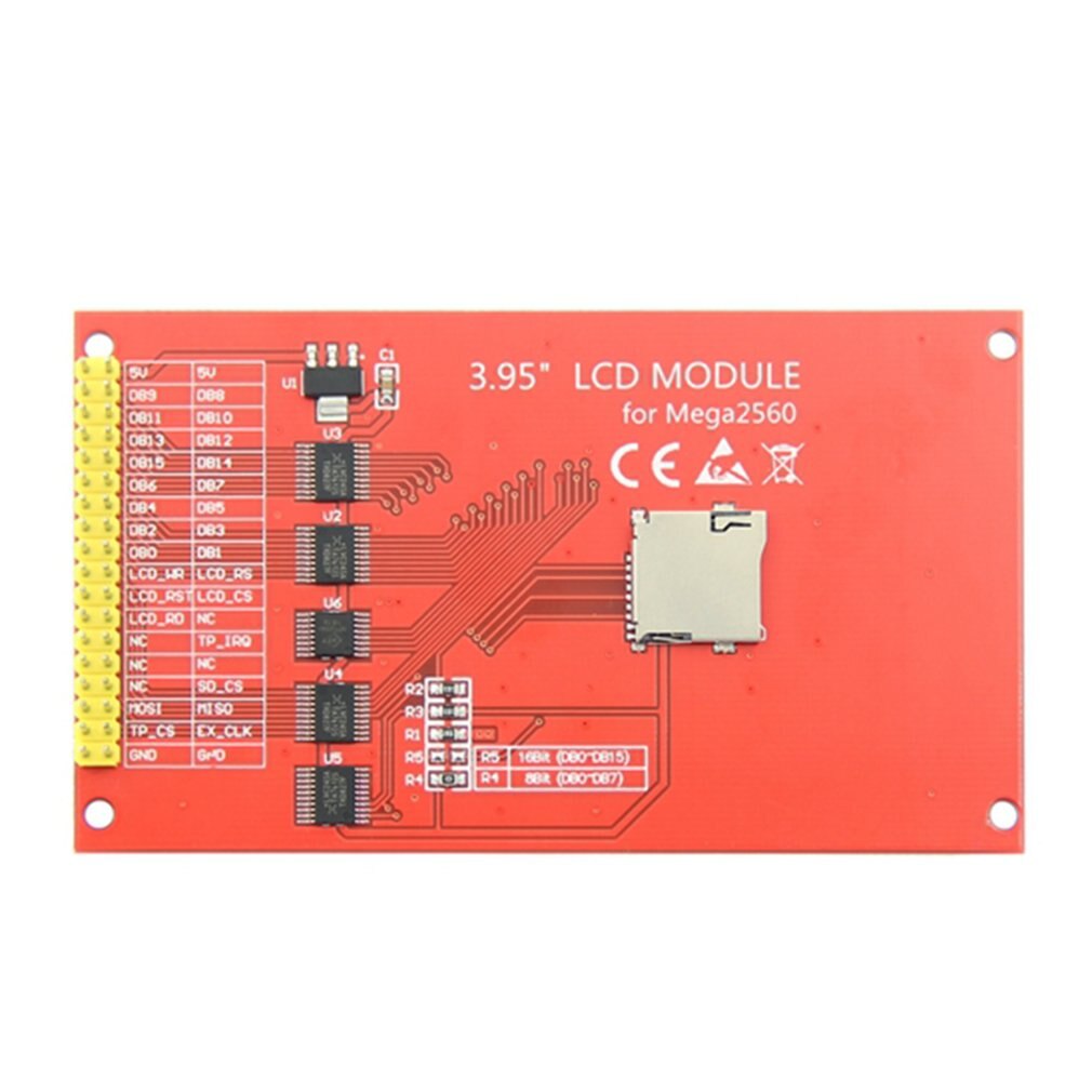 3.95 tommer tft lcd-skærm modul ultra  hd 320 x 480 til arduino