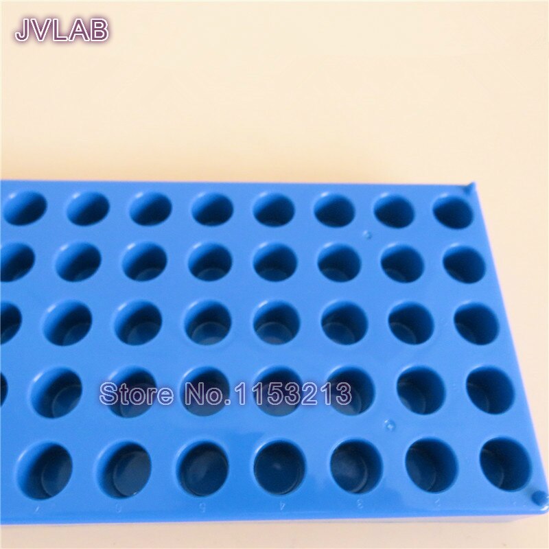 Plastic Chromatography Vial Stand For Place 50 Vials 1.5ml Analytical Bottle, Automatic Parse Sample Bottle Holder Aperture 12mm