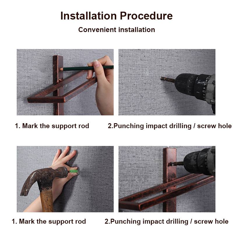 Modern Iron Wine Rack Wall Mounted Wine Holder Home Bar Cabinet Wine Glass Hanging Holder Storage Organizer Rack Home Furniture