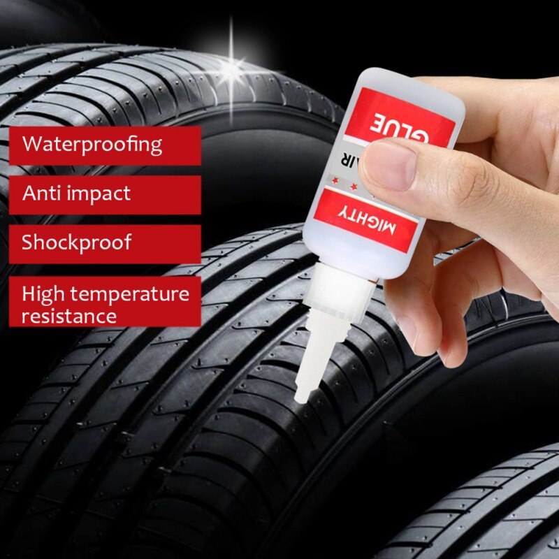 30/50ml mægtige dækreparation lim dæk punkteringsforsegling cykel bildæk reparation