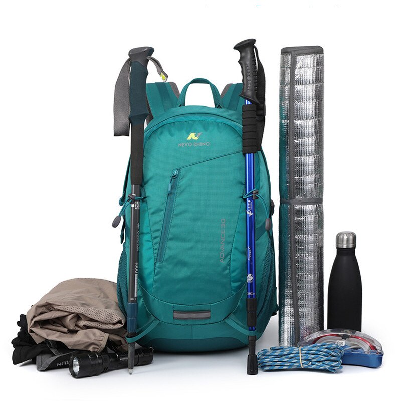 30L Outdoor Hiking Bag Portable Waterproof Travel Backpack Mountaineering Camping Trekking Sports Knapsack Men Women