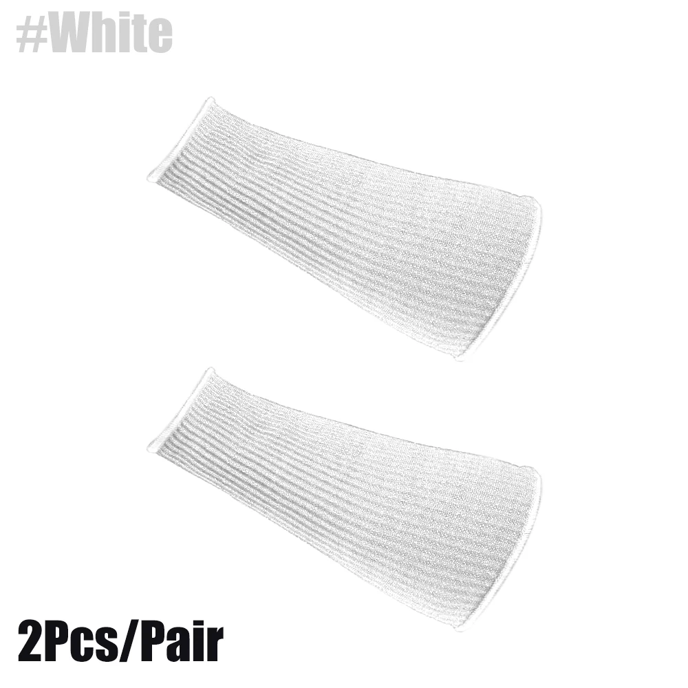 1 Pair Level 5 Cut Burn Resistant Sleeves, Arm Protection Sleeves, Forearm Arm Protectors, Thin Skin Bruising Working Arm Guards: GRAY