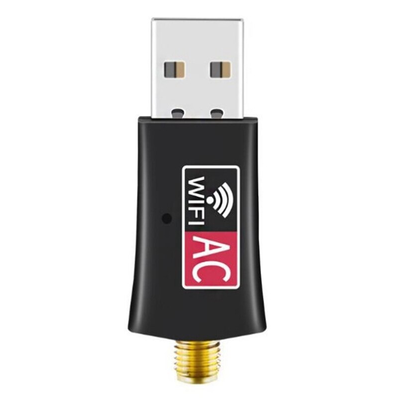 External Antenna Dual Band Wireless Network Card WiFi Receiver WiFi Receiver 11Ac600M Computer External USB