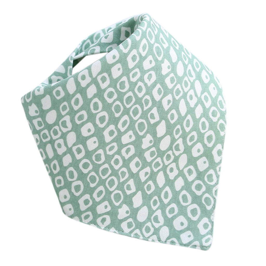 Baby Lätzchen Zeug Baberos Baumwolle biberon Baby Jungen Mädchen Bandanas Bebes Speichel Handtuch Dribbeln Bandana Lätzchen: Mint Green