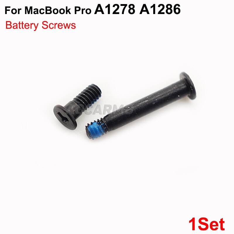 Aocarmo per MacBook A1278 A1286 viti batteria bullone parti di ricambio
