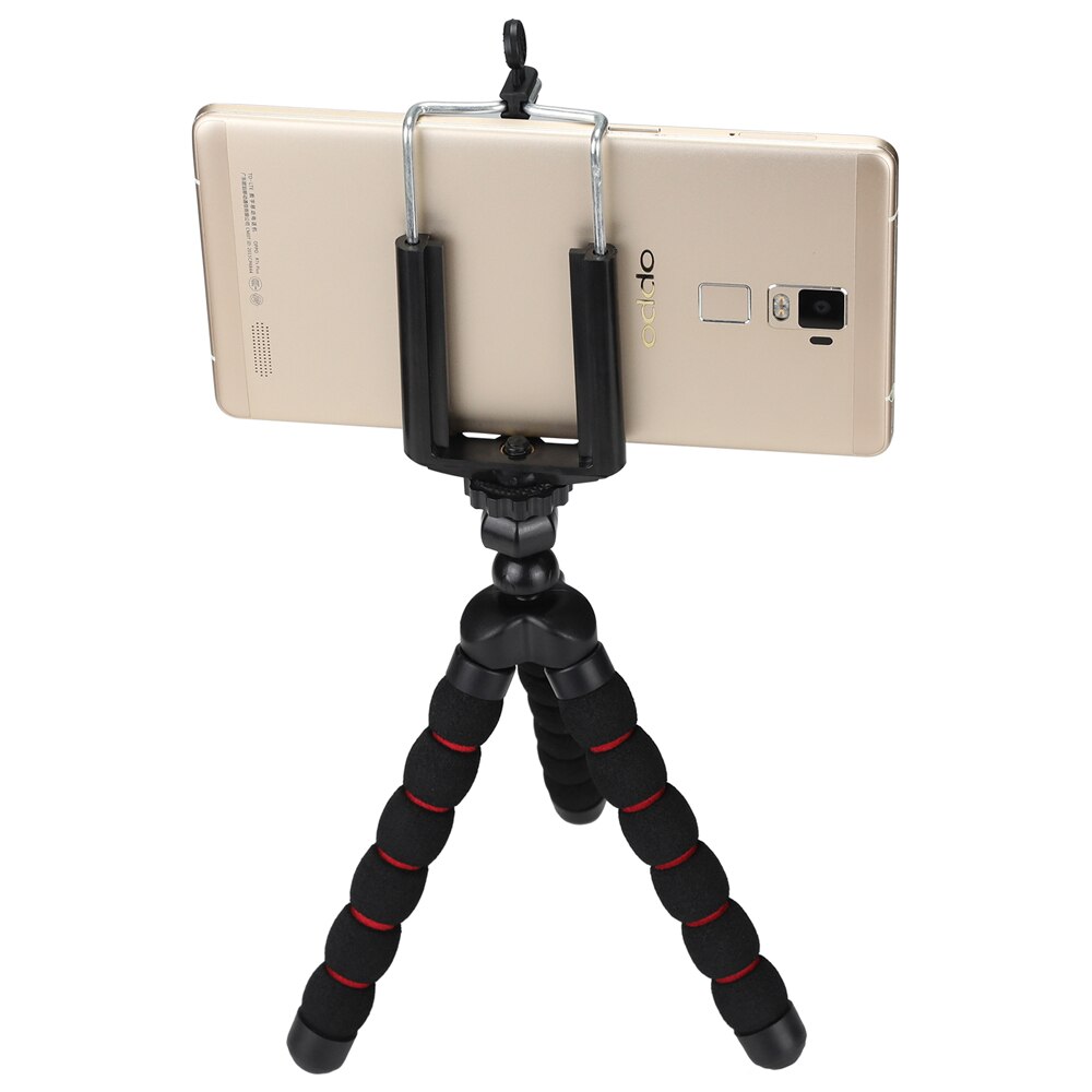 SCHIETEN Draagbare Kleine Octopus Statief voor Voor iPhone X 6 7 6S Samsung Vivo Huawei Xiaomi redmi note Mobiele Telefoon met Telefoon Clip