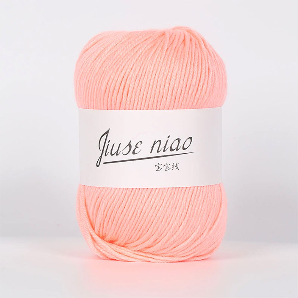 Fil de ruban à tricoter de ligne Rival doux | Fil fin en coton 50g/roll pour couture au Crochet, tricot doux, bricolage pour bébé