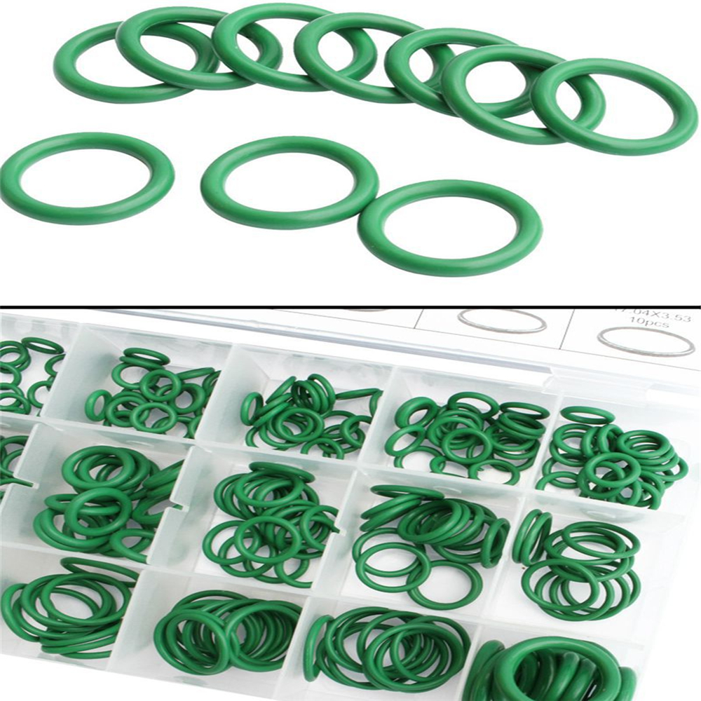 270Stck Auto Klimaanlage Kompressor Dichtung Hülse Nitril Gummi O-Ring Ring Gummi Reparatur Wasserdichte Dichtung Tragen Widerstand