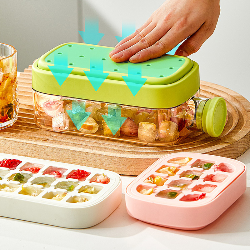 Molde para cubitos de hielo, máquina para hacer hielo con tapa, pajita para hacer hielo de alimentaria, hervidor de hielo de doble uso, patrón de hielo, suministros para Bar de cocina