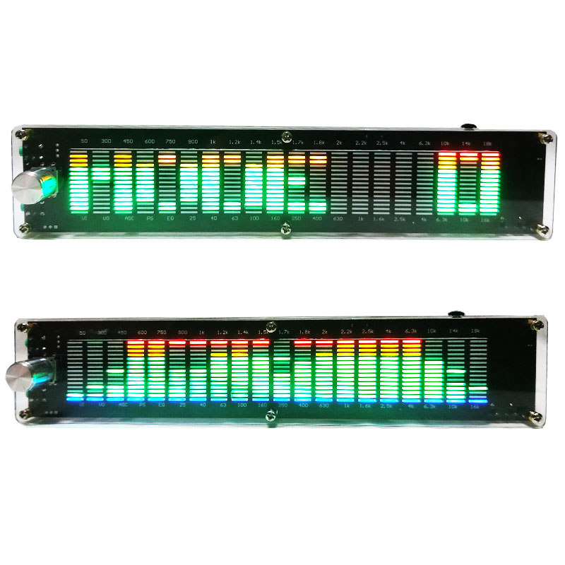 Equalizzatore DSP EQ Pickup Ritmo Spettro musicale LED Indicatore di livello audio Amplificatore VU Meter per lampade d'atmosfera per luci auto