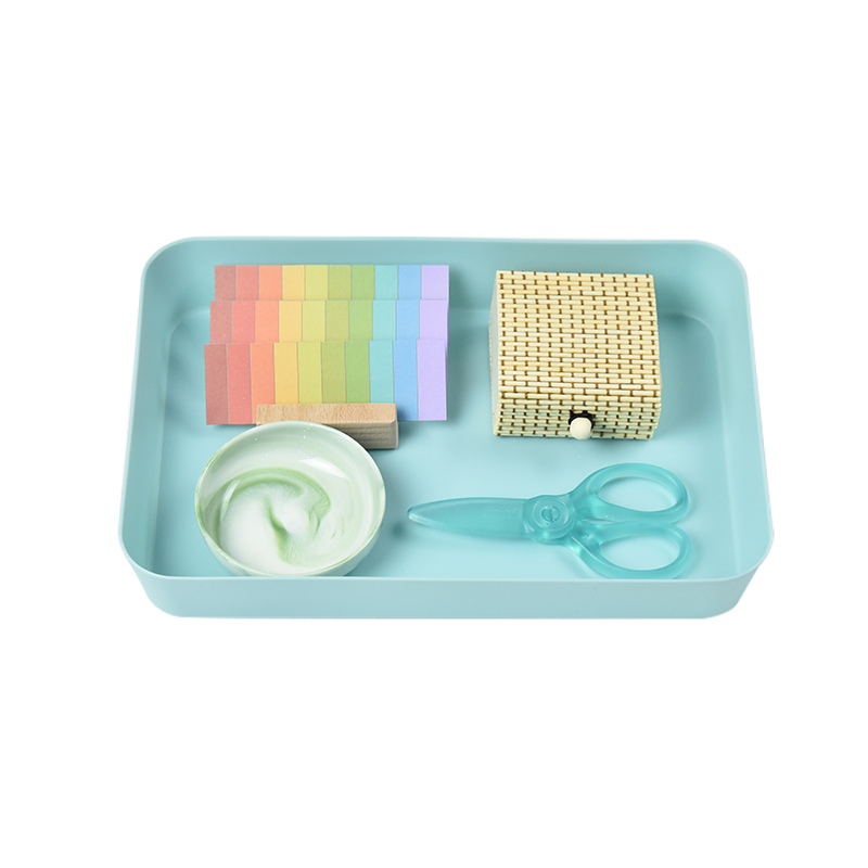 Juego de trabajo de tijeras Montessori, juego de papel de corte para niños, actividades artesanales, Material de vida práctico, coordinación mano-ojo