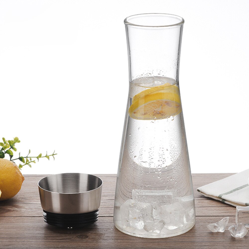 Recipiente de cristal resistente al calor, Portable, transparente, a prueba de agua, soporte para té, 1 Uds.
