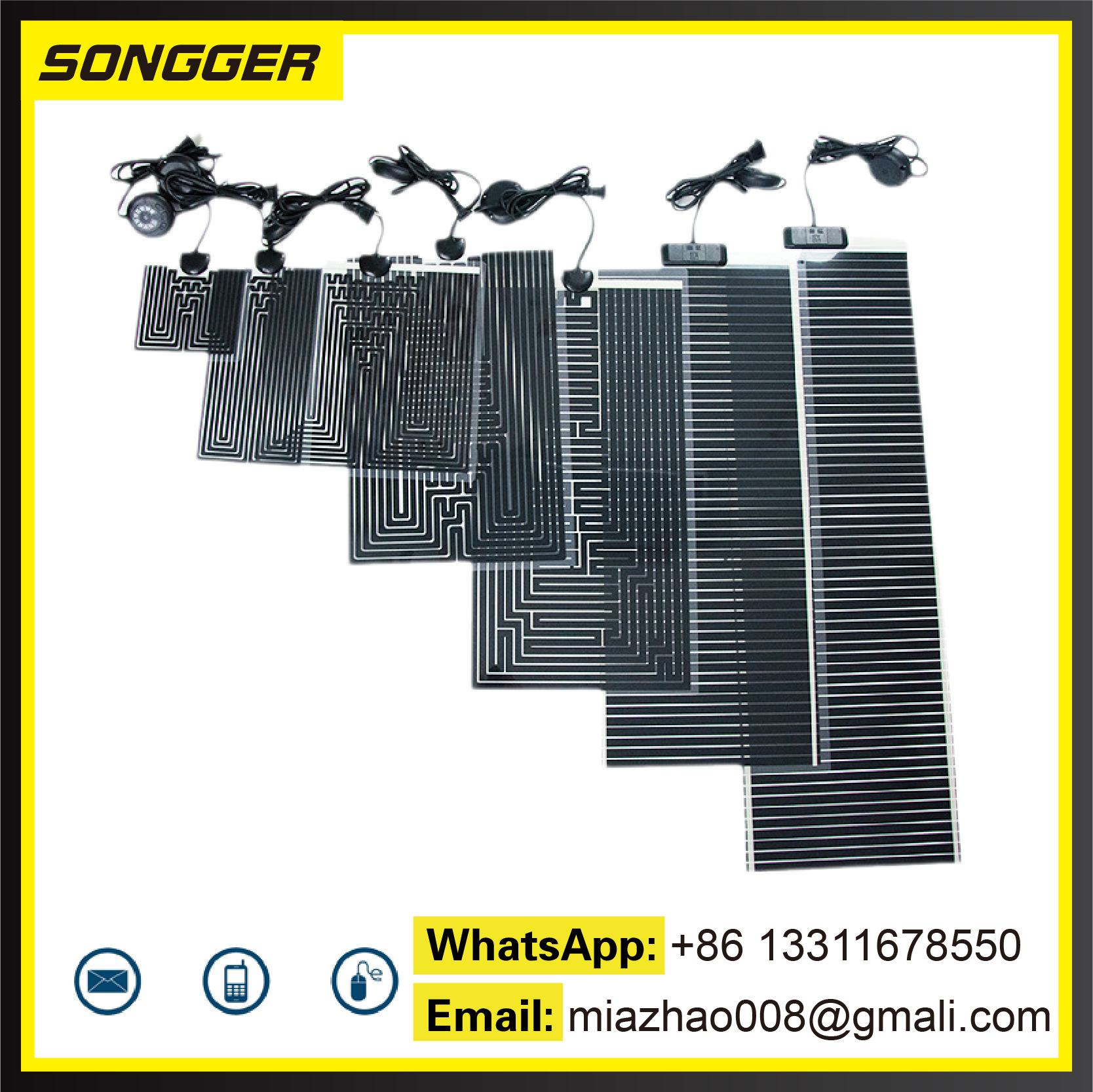 Reptile Heating Pad 5-78W 3-Level Adjustable Heat Mat for Gecko Turtle Frog Spider Terrarium Waterproof Under Tank Heater