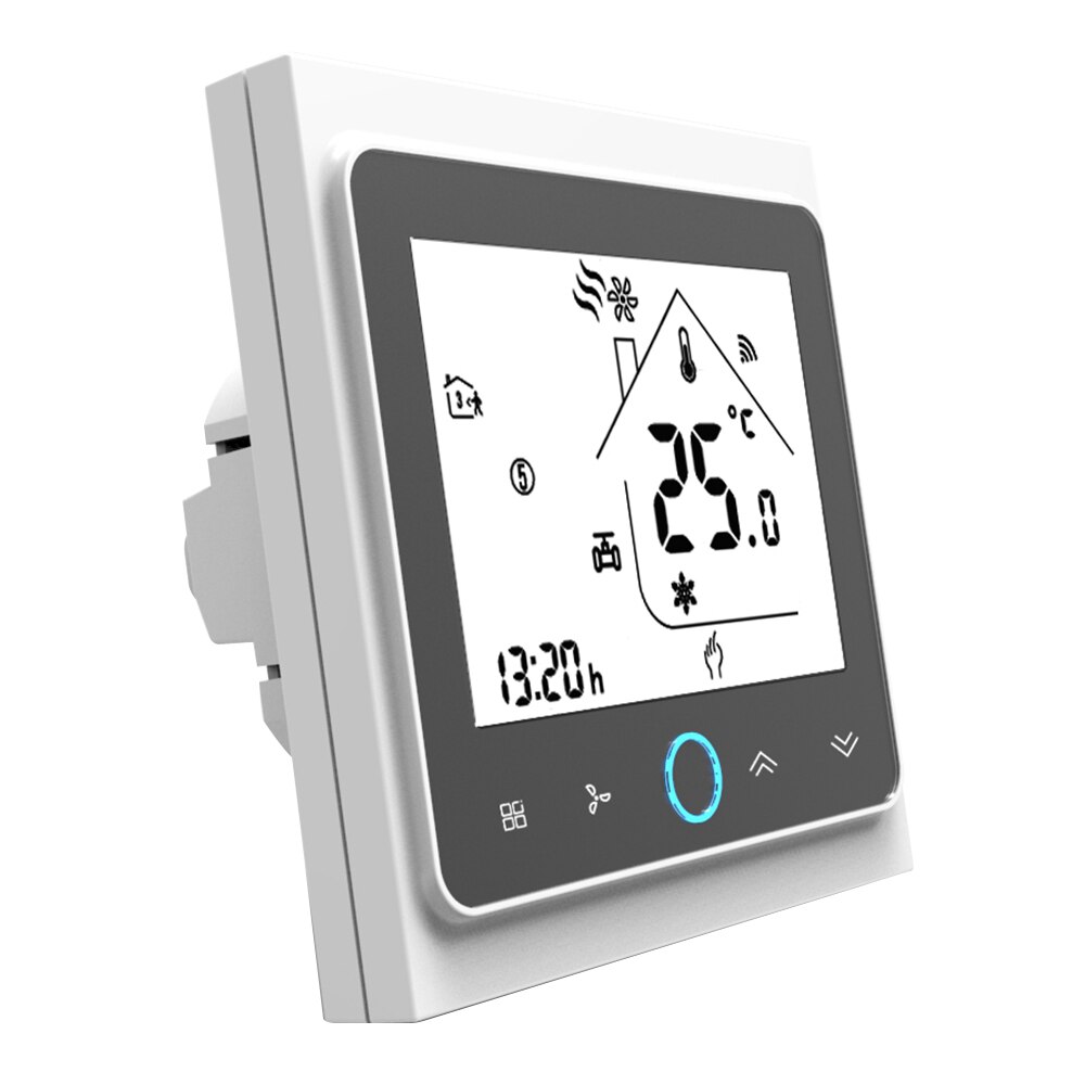 WiFi Smart Thermostat Voice Intelligent Room Thermostat LCD Digital Programmable Temperature Controller for Air Conditioner