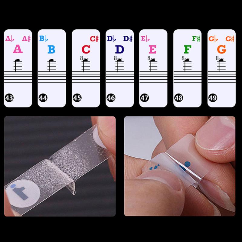 Stickers Décalcomanies Pour Nail Art - Bandes Partitions De Musique, Ongles Décoratifs