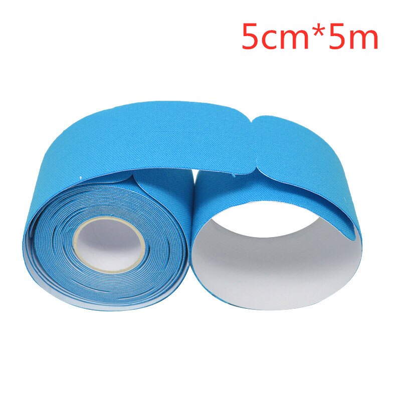 Sports elastik bånd sikkerhed elastoplast fitness tape kinesiologi tape genopretning muskel smertelindring pude knæ skulder ryg nakke: Sølv