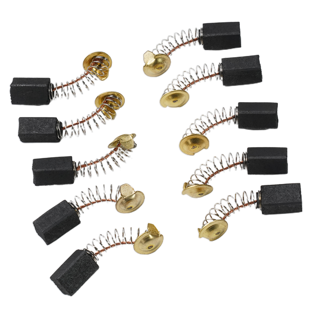 10 stuks vervangende koolborstels voor elektrische motoren 13 mm x 7 5 mm x 6 5 mm compatibel met elektrisch gereedschap en motoren