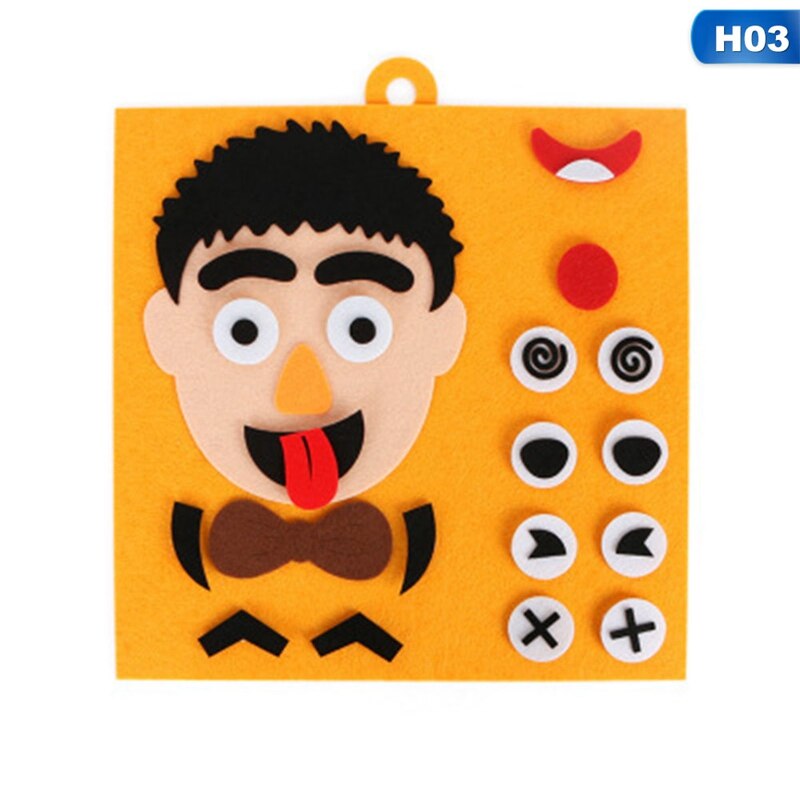 Super Emotion Change Puzzle Toys Expression Best For Children Changable Face Puzzles For Children: H03