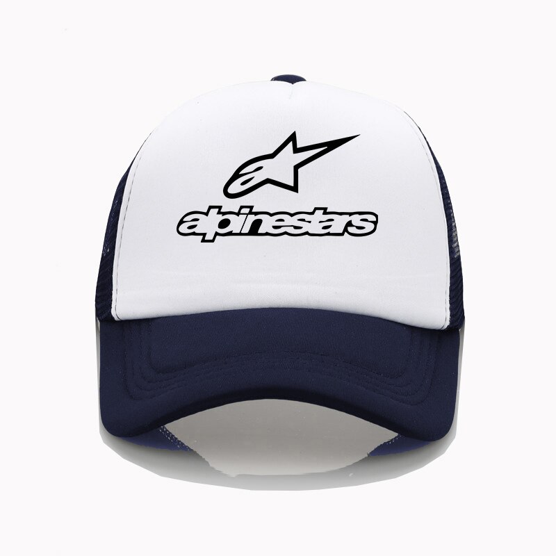 Alpine star Printed baseball cap men/Women cool Summer Mesh Trucker cap adjustable snapback hats: 4