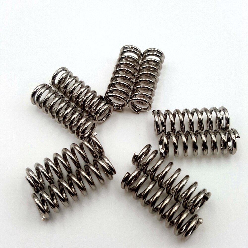 10PCS/20PCS 3D Printer Accessory Carbon Steel Feeder Strong Spring for Ultimaker/Makerbot/Wade Extruder Nickel