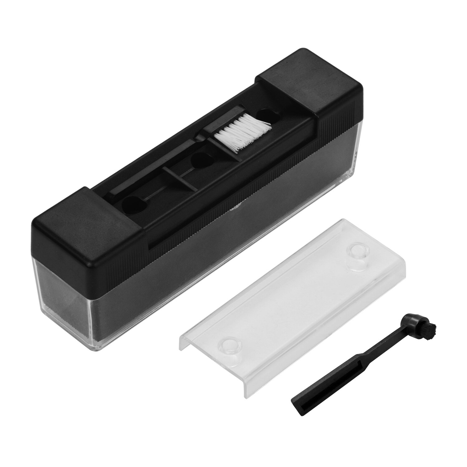 3-in-1 Soft Velvet Record Cleaner Cleaning Brush with Small Brush and Needle Brush for Vinyl Records Anti Static Cleaning Tool