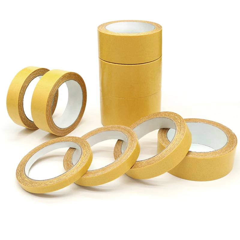 1/3/5pcs Double Sided Cloth Base Tape Strong Fixation Translucent Mesh Waterproof Traceless High Viscosity Adhesive Stickers