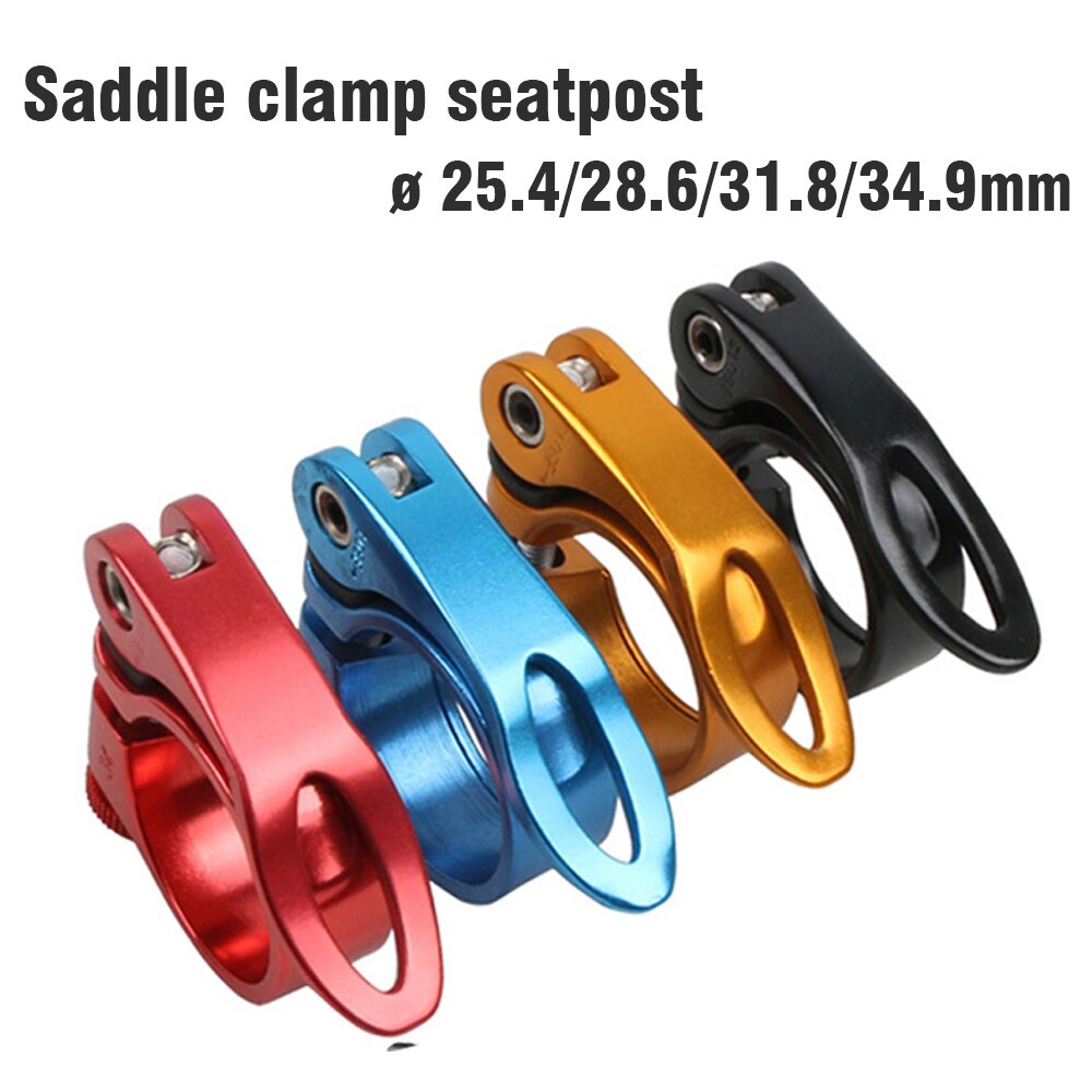 Zadel Klem Voor Fiets Zadelpen 26.6 \ 31.8 \ 34.9Mm Mtb Mountainbike Racefiets Zadel Zadelpenklem fiets Onderdelen Accessoires