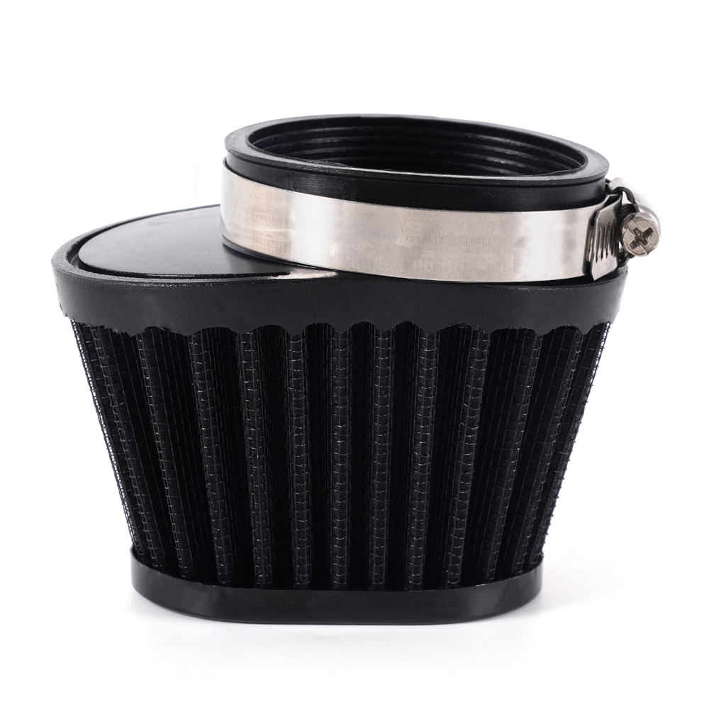 RASTP-Universal Air Filter 51mm/55mm/60mm Cleaner Oval Round Tapered Cone Clamp for Motorcycle Car Mini Bike RS-OFI100: army green