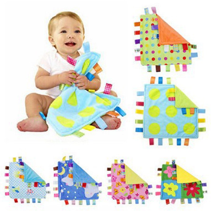 1PC Super suave cuadrado cómodo juguete de peluche bebé calmante toalla como Multi-función Multi-estilo bebé agarre toalla reconfortante