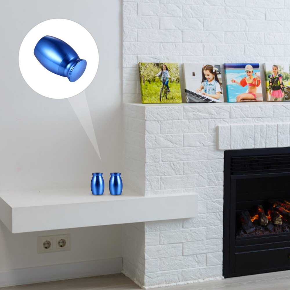 Recipiente para urna funeraria de acero inoxidable con tornillo de labio, 1 unidad Pet