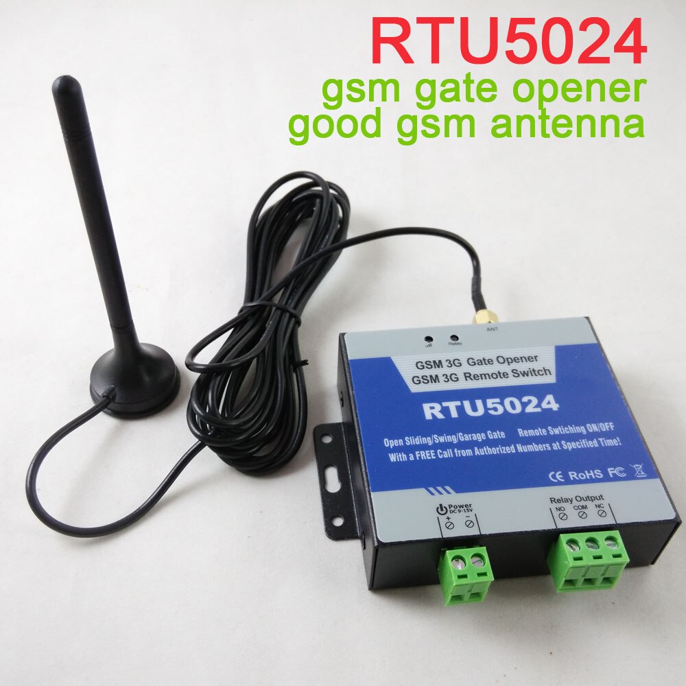 gsm relay sms call remote controller gsm gate opener switch for control home appliance (RTU5024) parking systems