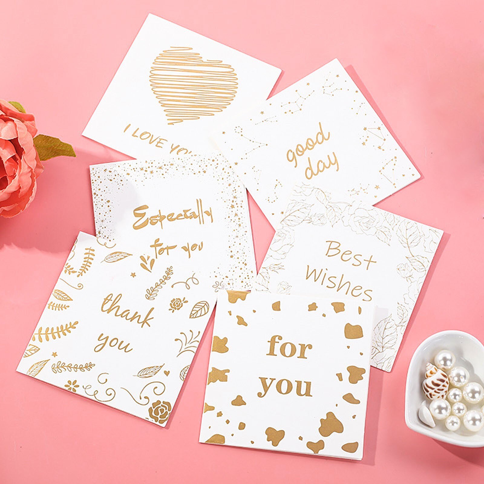 Enveloppes de cartes de vœux de saint-valentin, enveloppe solide, décoration de romantiques, de remerciement d'anniversaire, DIY bricolage, cartes de vœux de