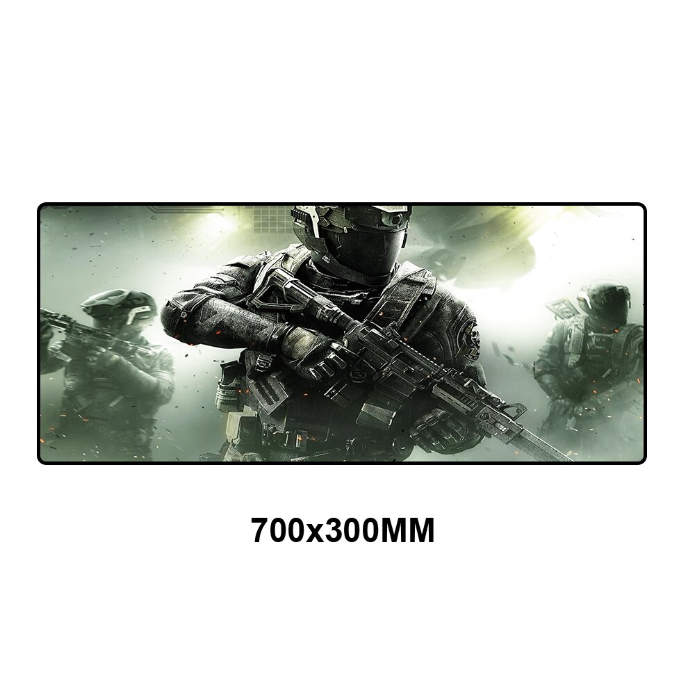 Gaming Mouse Pad Notebook Computer Mousepad Large XL Rubber Desk Keyboard Mouse Pads Mat Gamer Office Tablet for Call of Duty 3: SMZH-002