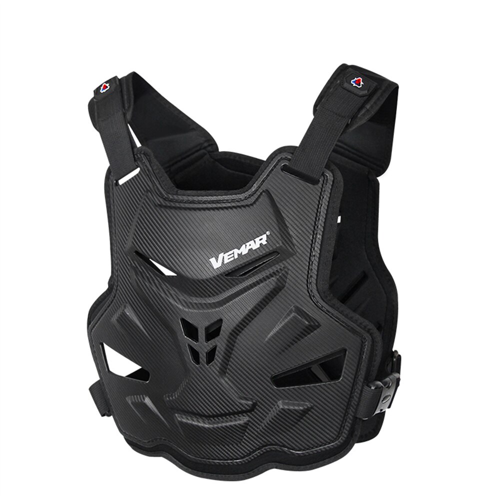 VEMAR Chest Protector Motorcycle Protection Body Armor Motocross Goods Vest Clothing Back Pitbike Equipment Gear Armour: black