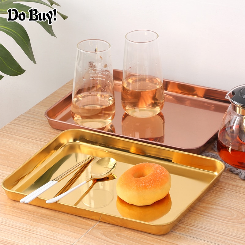 Taca obiadowa deser taca robić serwowania herbata śniadanie taca na chleb ciasto talerz na owoce talerze prostokąt akcesoria danie