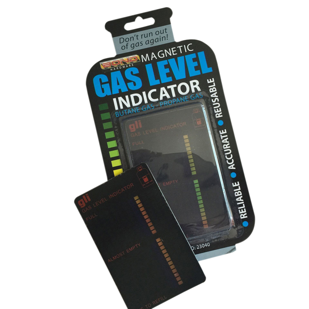 1pc gas tank niveau indikator magnetisk gauge campingvogn flaske propan butan lpg brændstof gas tank niveau indikatorer med pakke