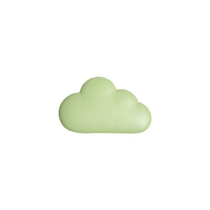 Magnetic 3D decorative wall sticker decorative fridge magnet writing board accessory: Green Cloud