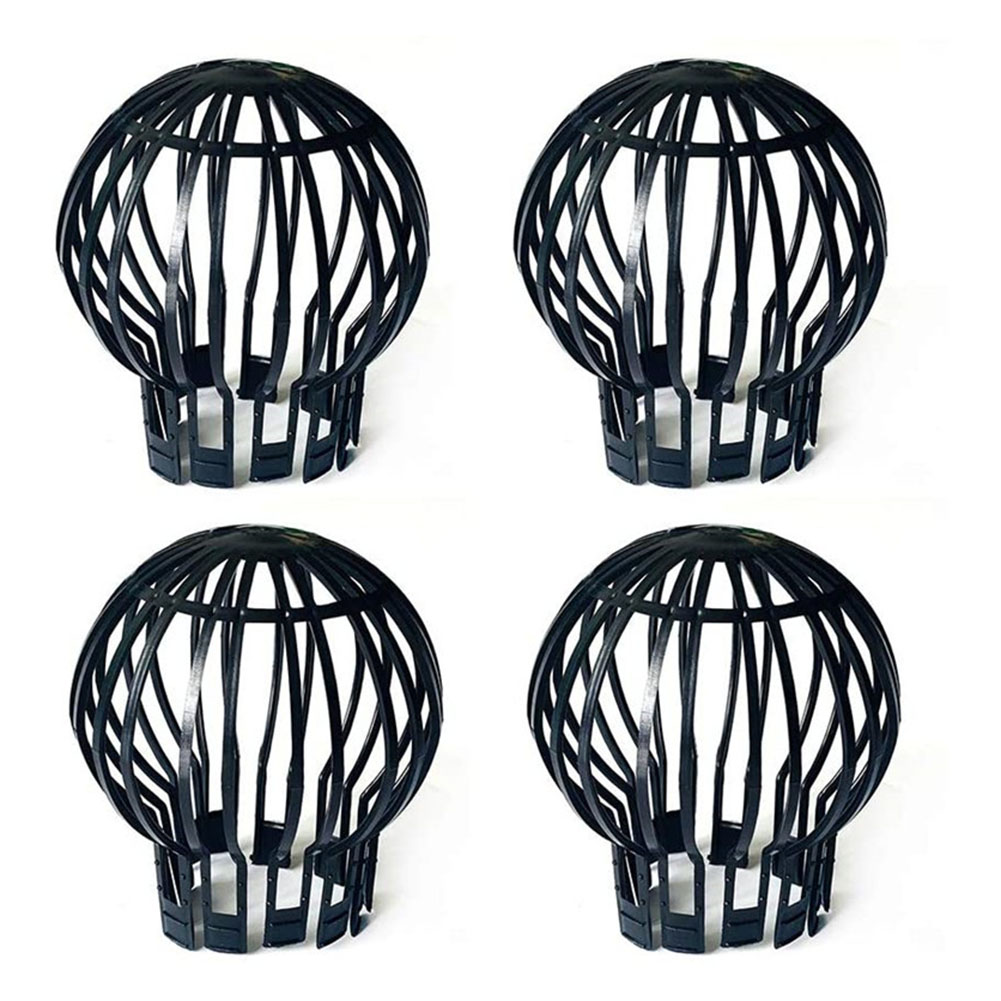 2/4/6 Stuks Down Uitloop Filter Goot Guard Puin Vuil Protector Outdoor Afvoer Cover Goot Blok voor Stoppen Verstopping Bladeren: Licht Groen