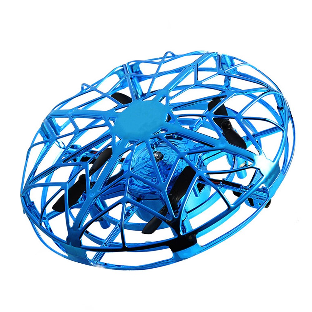 Four-axis Mini Drone Gesture Sensing Quadcopter UFO RC Drone Cool Toys for Children Intelligent Height Flying Quadcopter Drone: blue